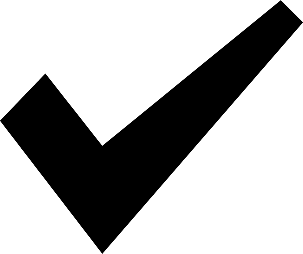 Png File Svg - Checkmark Vector Clipart (980x822), Png Download