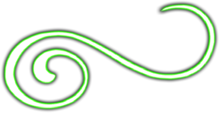 #ftestickers #swirl #light #effect #green - Illustration Clipart (1024x1024), Png Download