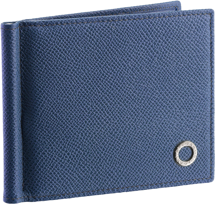 Bvlgari Bvlgari Man Wallet Wallet Calf Leather Blue - Wallet Clipart (1800x1405), Png Download