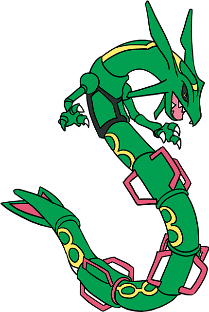Drawing Seahorse Drawn - Draw Rayquaza Step By Step Clipart (680x678), Png Download