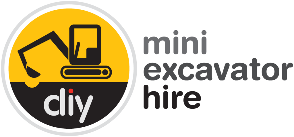 Diy Mini Excavator Hire Clipart (1024x480), Png Download