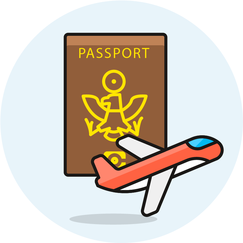 Image Creator Pushsafer Send Push Notifications Easy - Passport Airplane Clipart Png Transparent Png (1025x1148), Png Download