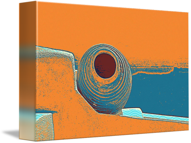 Clip Library Santorini Caldera By Celestial Images - Circle - Png Download (650x487), Png Download