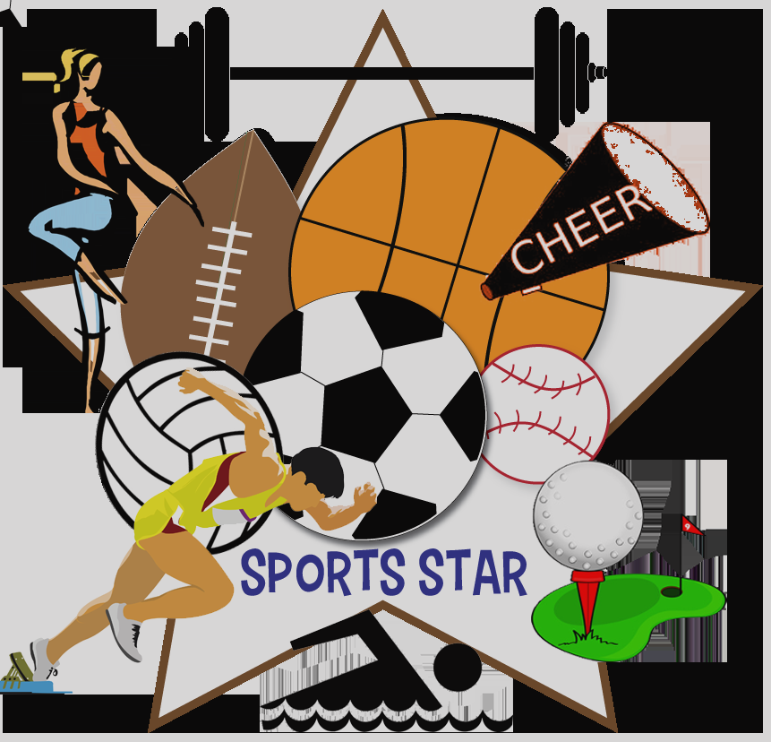 Sports Clipart Transparent Background - Png Download (861x828), Png Download