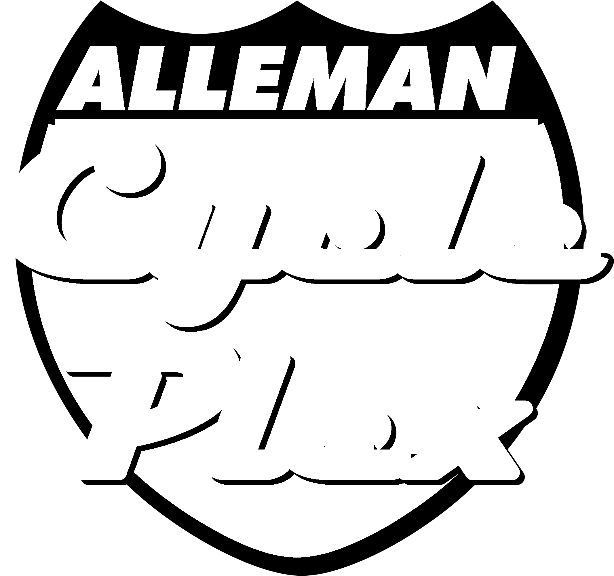 Alleman Cycle Plex Logo Black And White , Png Download Clipart (2133x1999), Png Download
