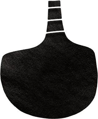 X852 Black Stretch Leather - Table Tennis Racket Clipart (1024x768), Png Download