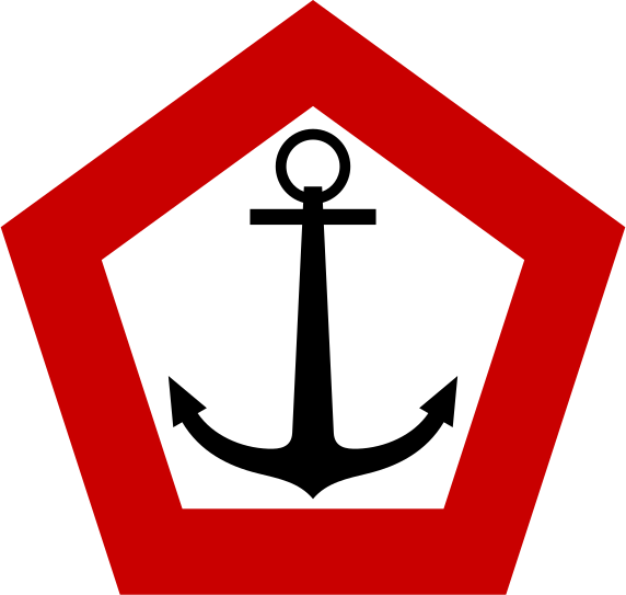 Roundel Of Indonesia - Ancla De La Armada Argentina Clipart (572x543), Png Download