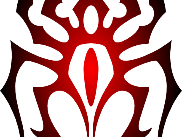 Black Widow Clipart Clip Art - Tribal Spider - Png Download (640x480), Png Download