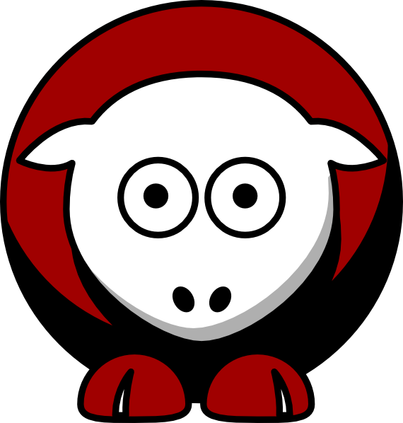 Original Png Clip Art File Sheep Transparent Png (570x598), Png Download