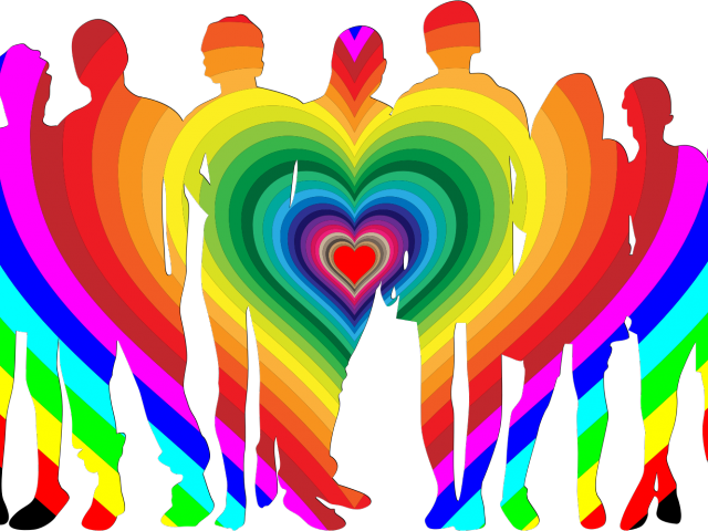 Human Clipart Human Family - Cafepress Rainbow Family Iphone 7 Plus Tough Case - Png Download (640x480), Png Download