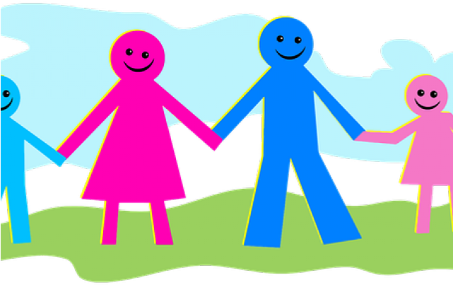 Family Clipart Exercise - Family Day Out Cartoon - Png Download (640x480), Png Download