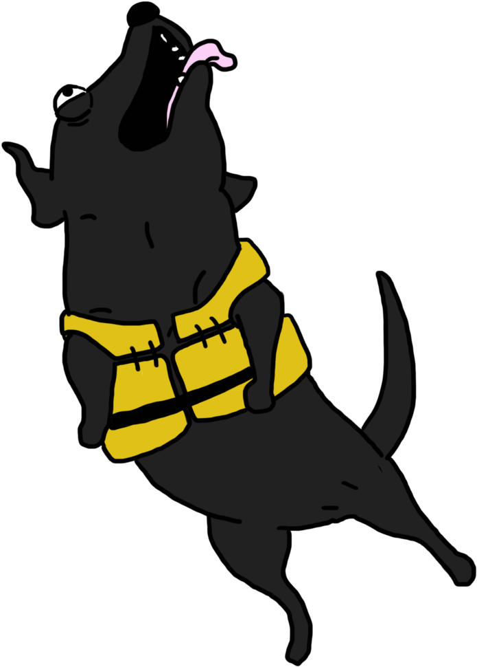 Tucker Whale Poop Dog - Dog Catches Something Clipart (1000x1000), Png Download