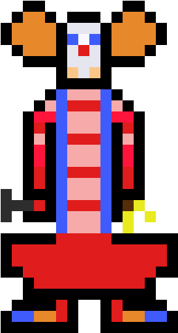 Space Station 13 Clown Png Clipart Black And White - Clown Sprite Transparent Png (1024x1024), Png Download