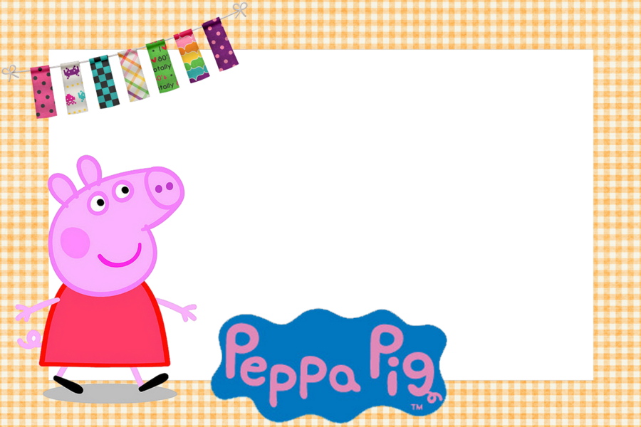 Marcos Para Fotos De Peppa Pig Png Clipart George Pig - Poster Mural George Pig [43015] Walltastic Transparent Png (900x600), Png Download