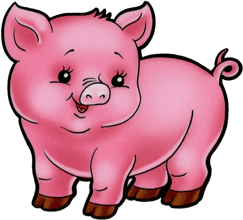 Animal Farm Pig Clipart 3 By Amy - Baby Pig Clipart - Png Download (797x720), Png Download
