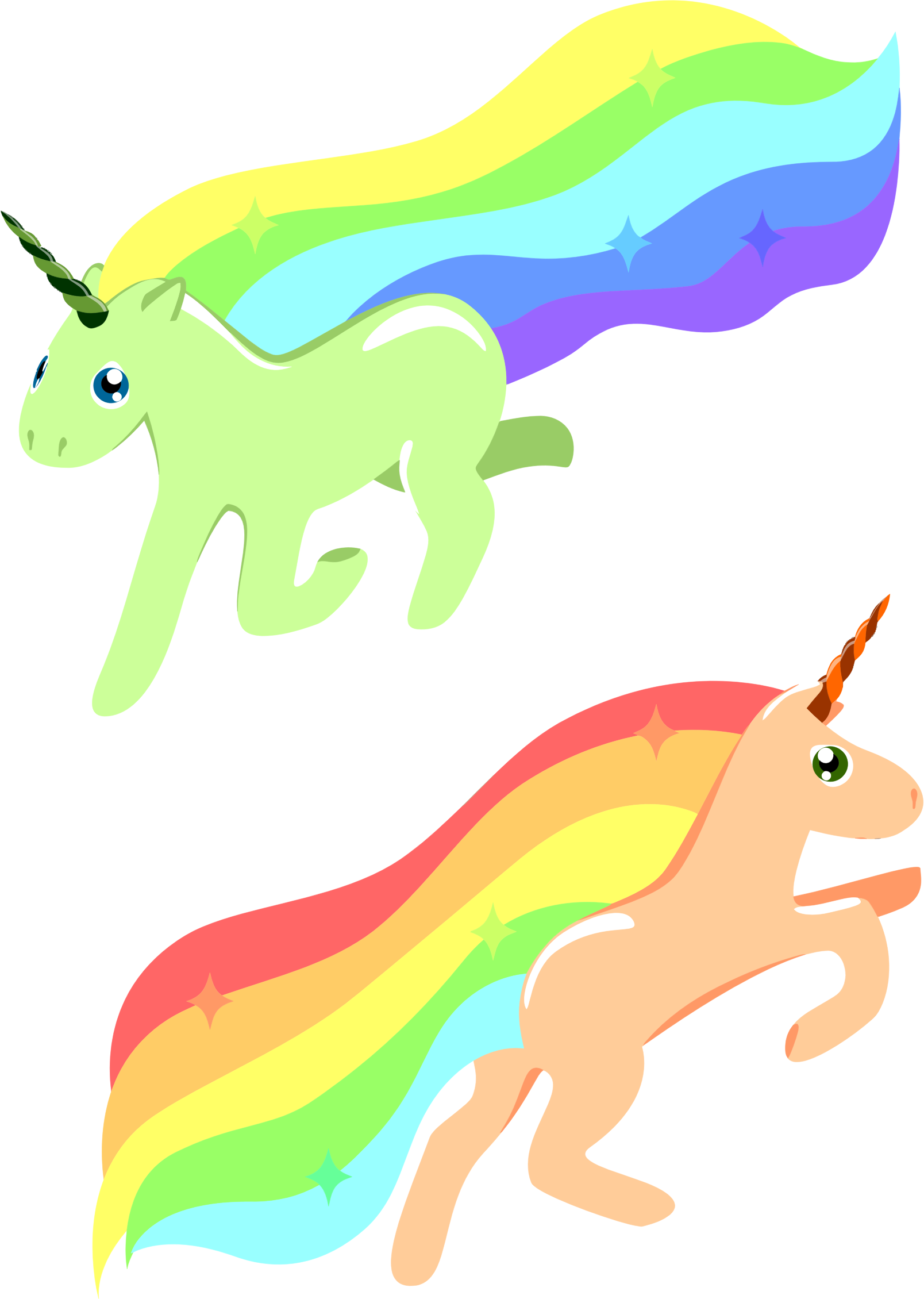 Big Image - Unicorn Clipart (1608x2260), Png Download