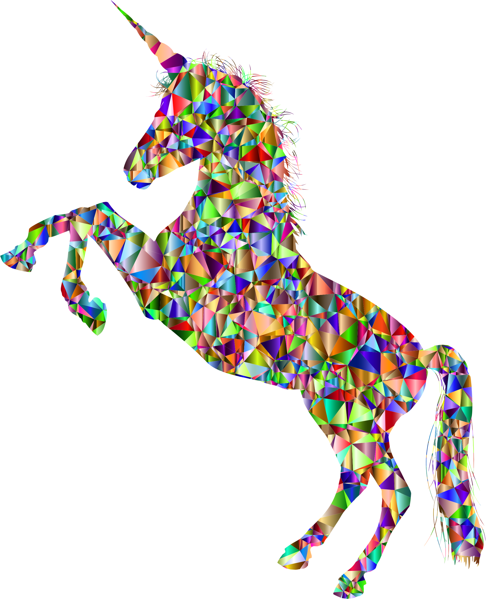 Horse Unicorn Silhouette Computer Icons Legendary Creature - Unicorn Silhouette Png Clipart (609x750), Png Download