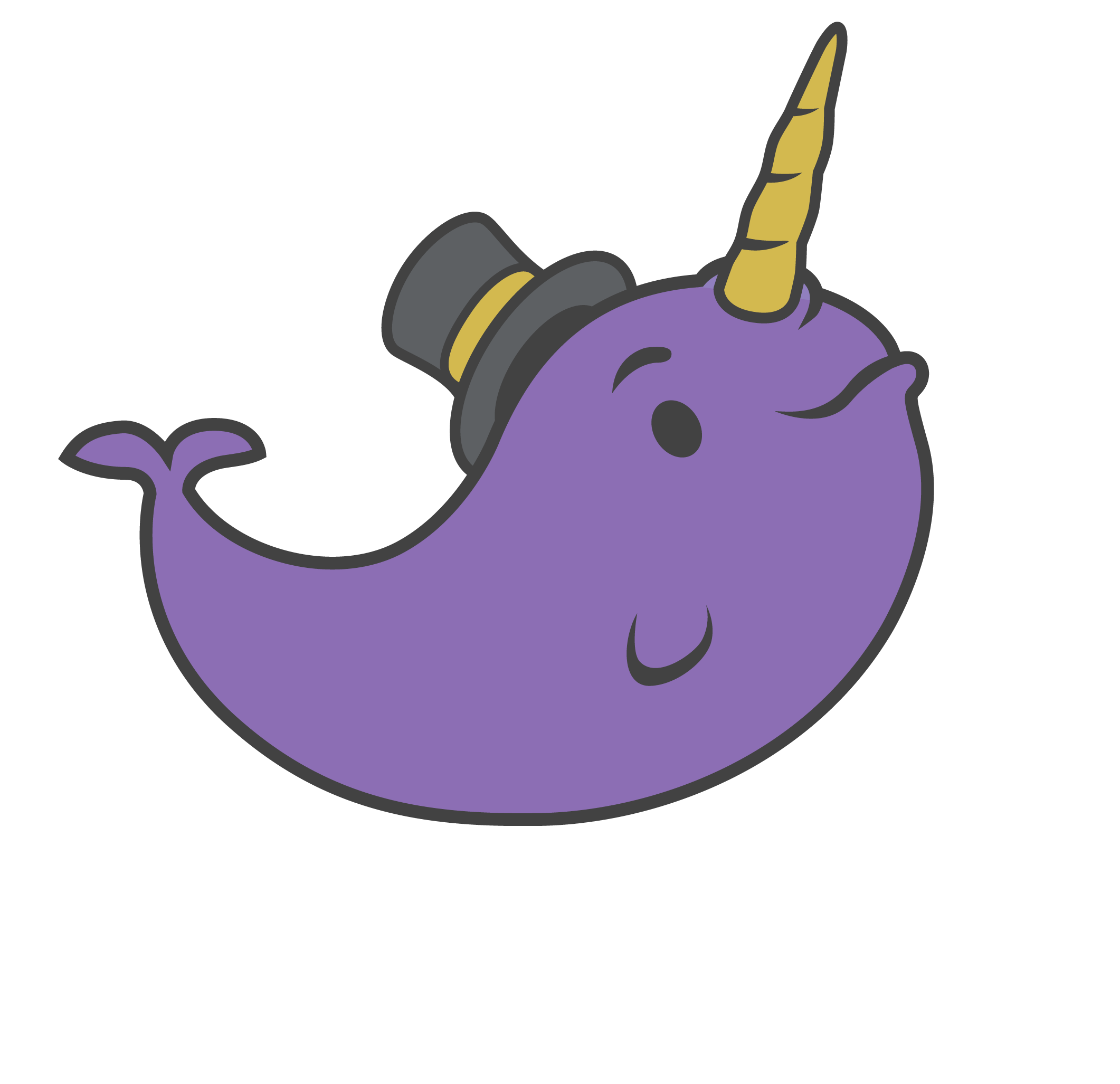 Cartoon Clip Art Transprent Png Free - Narwhal Transparent (3216x2318), Png Download