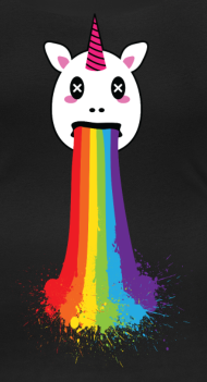 Rainbow Unicorn Lgbt Pride - Great To Be Rainbow Unicorn Lgbt T T Shirt Clipart (190x351), Png Download