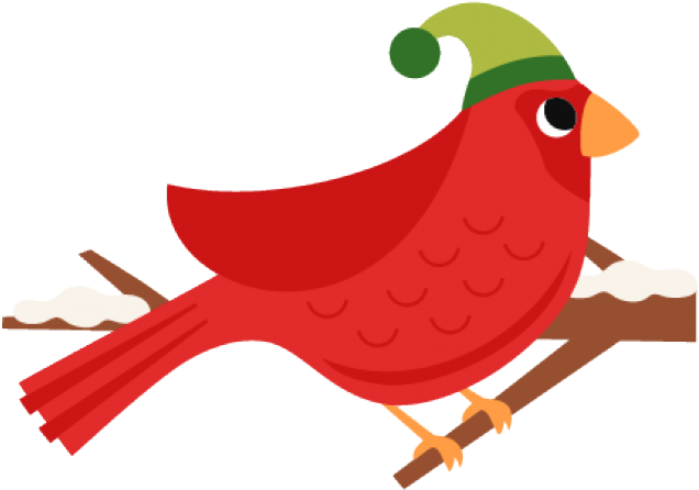Christmas Bird Clip Art - Png Download (640x480), Png Download