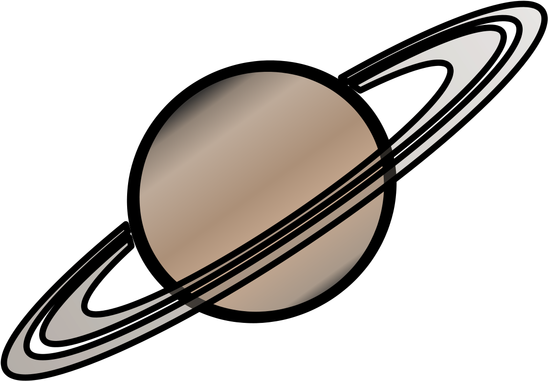 File - Saturn - Svg - Wikimedia Commons - Saturne Icone Clipart (740x530), Png Download