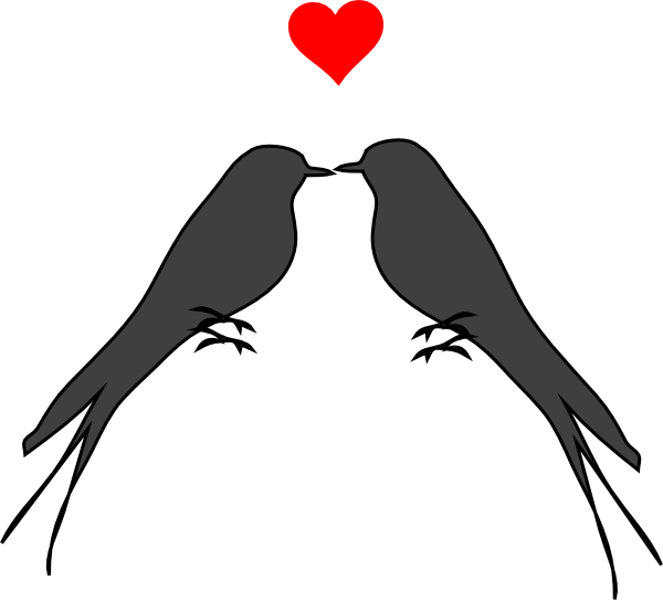 Clipart Love Birds Png Transparent Png (600x544), Png Download