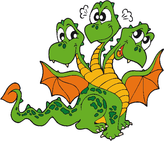 Cute Dragons Cartoon Clip Art Images - Dragons Cartoon - Png Download (600x600), Png Download