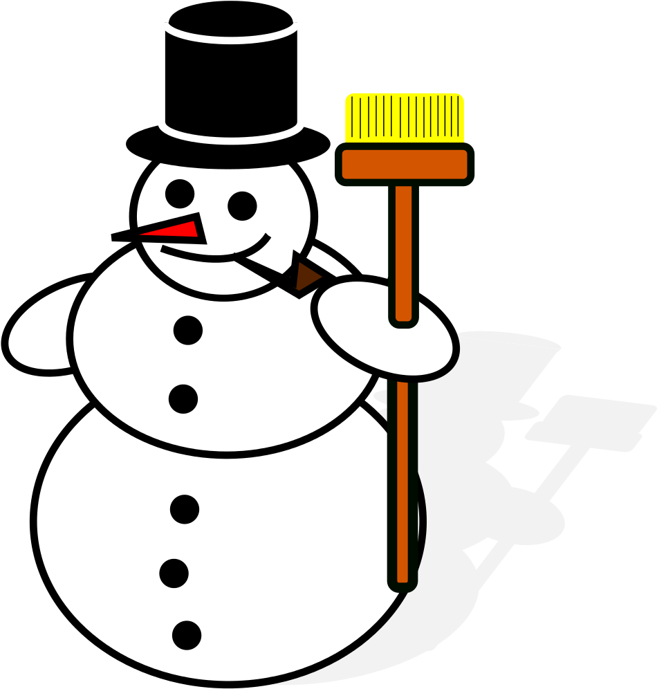 Snowman Drawing Clipart (950x996), Png Download
