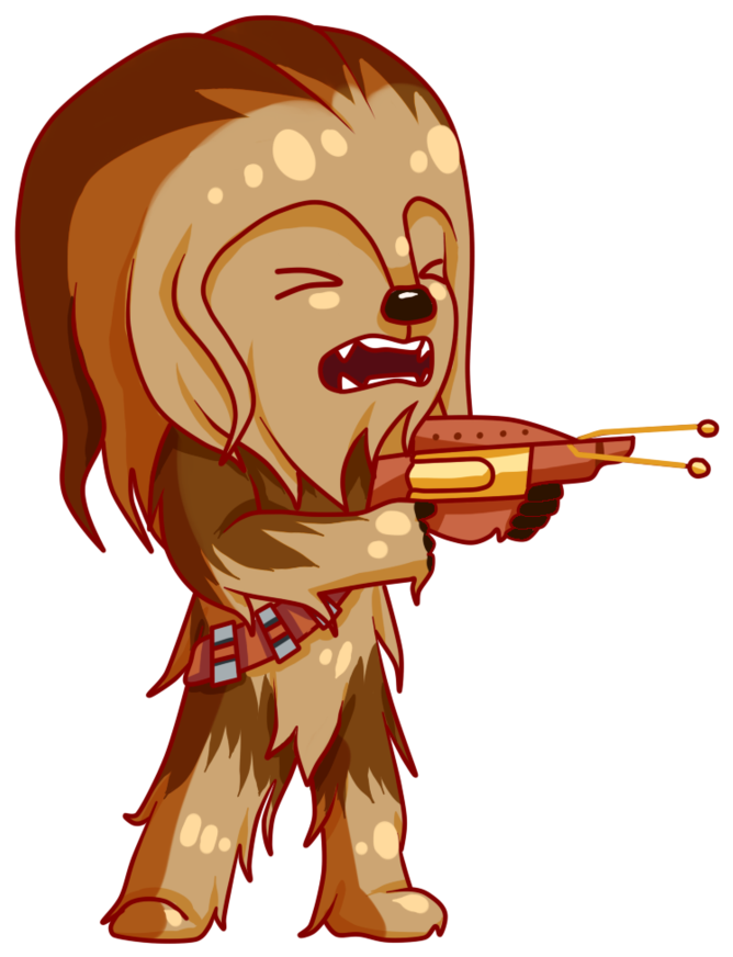 Chewie By Moukitsu - Chewbacca Clipart (894x894), Png Download