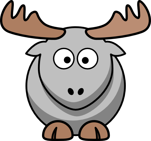 Grey Cartoon Clip Art - Cartoon Goat - Png Download (600x560), Png Download