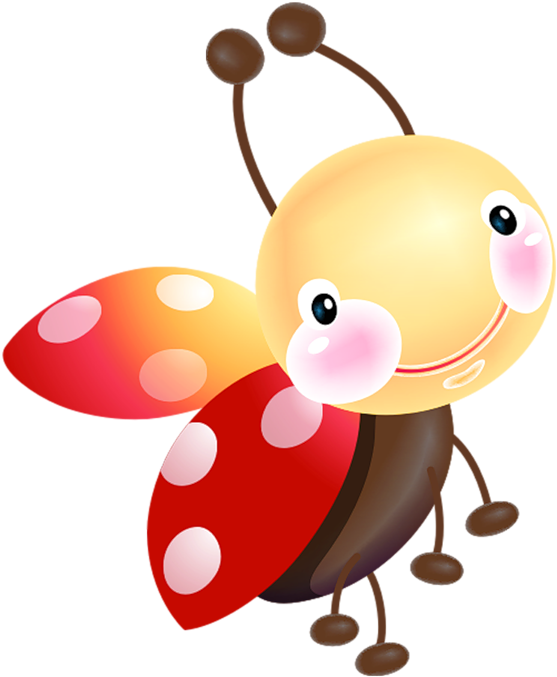 Cartoon Filii Clip Art Patchwork And Embroidery - Ladybird Beetle - Png Download (719x800), Png Download