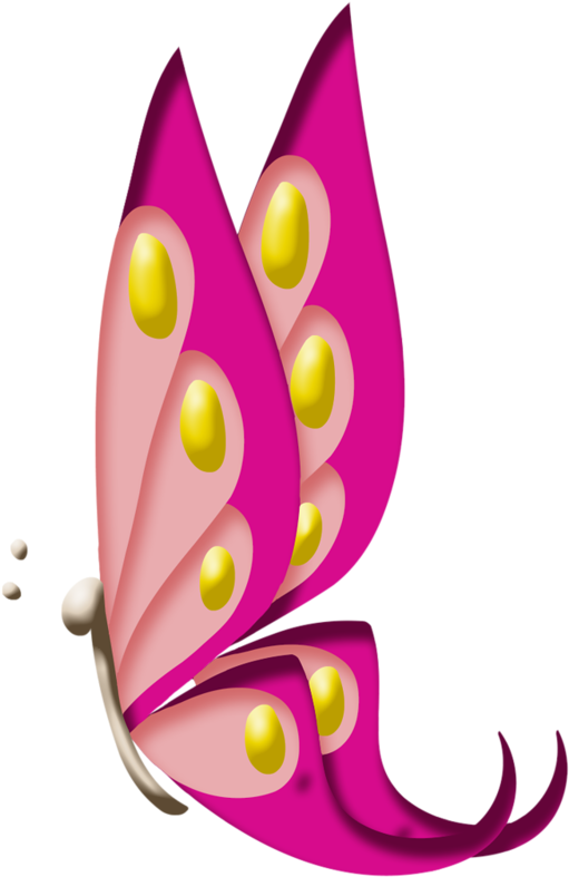 ‿✿⁀butterflies‿✿⁀ - Lepidoptera Clipart (553x800), Png Download