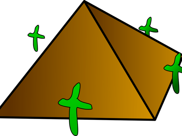 Nile River Clipart Pyramids - Pyramid Clip Art - Png Download (640x480), Png Download