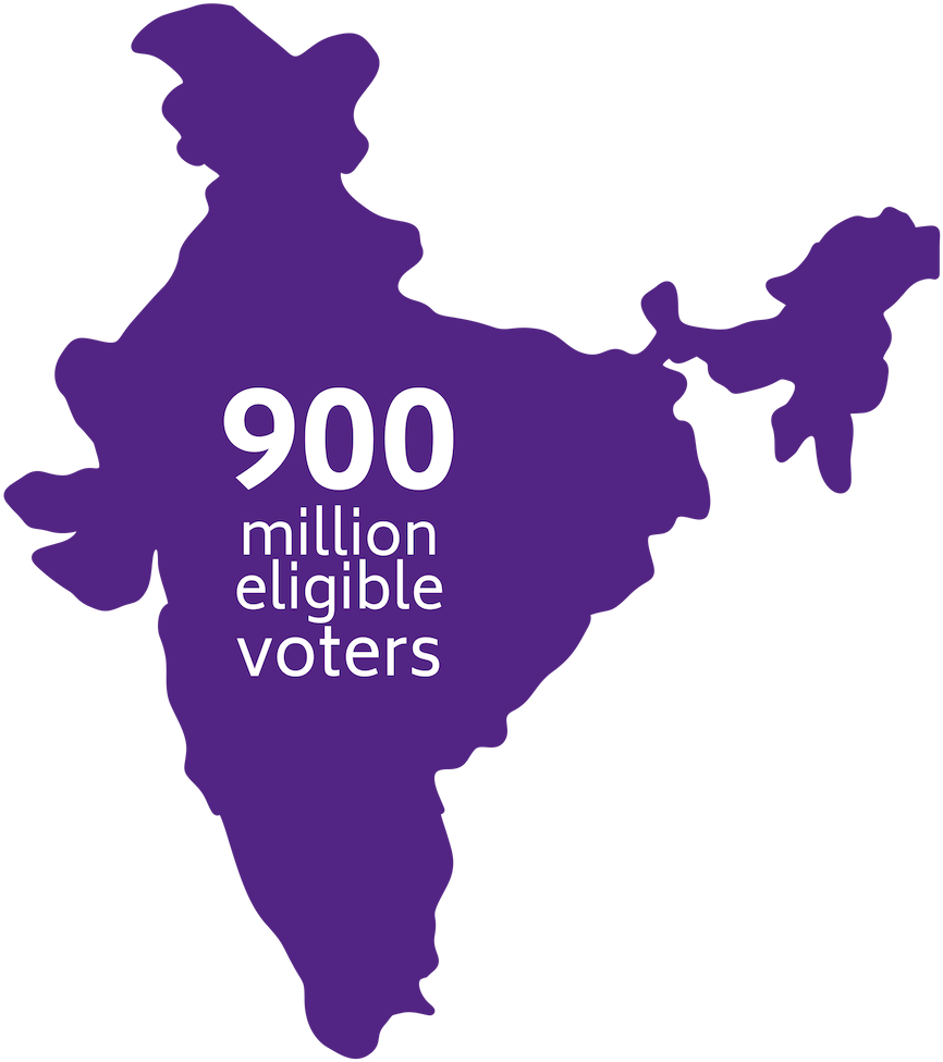 1 - Blue Map Of India Clipart (1080x1080), Png Download