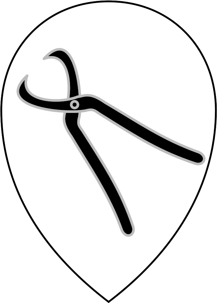 Stemma Dell'arte Dei Fabbri - Circle Clipart (724x1024), Png Download