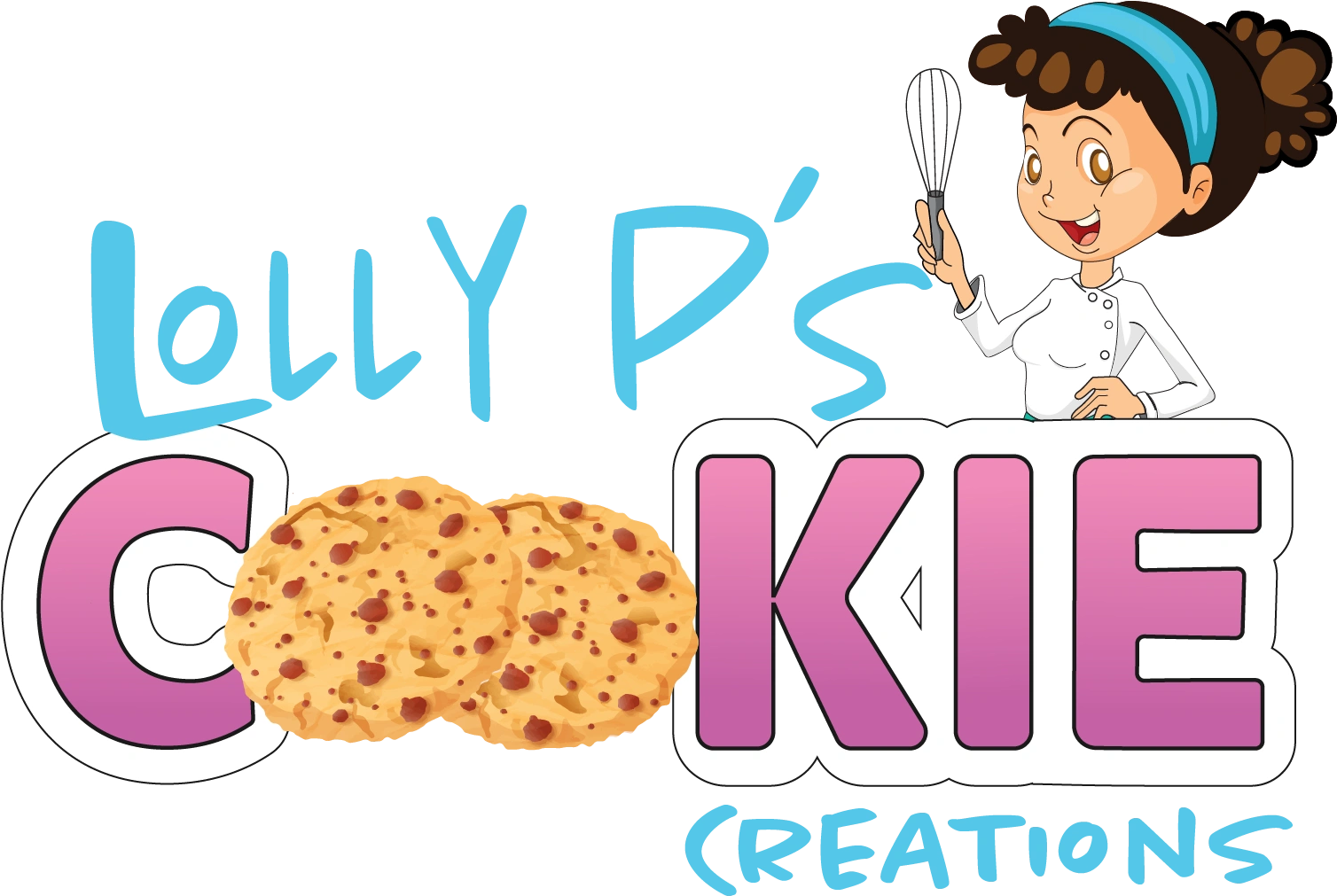 Lolly P's Cookie Creations - Cartoon Clipart (1507x1038), Png Download