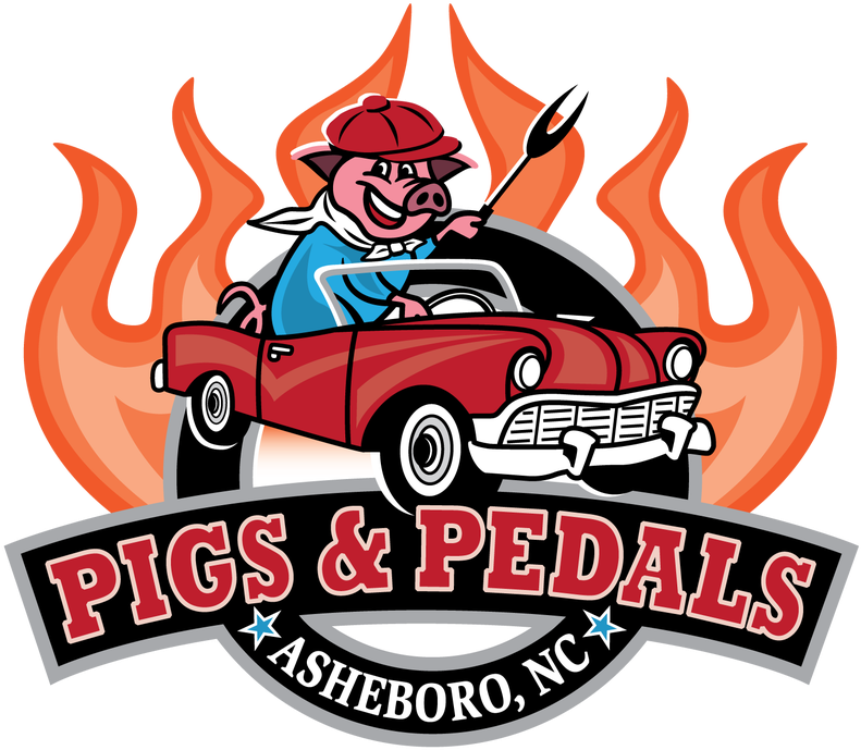 Pigs And Pedals Clipart (886x800), Png Download