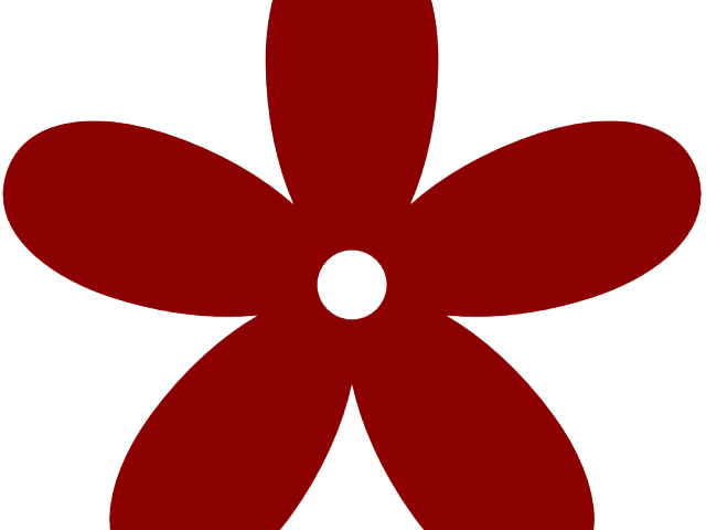Red Flower Clipart Floer - Flower - Png Download (640x480), Png Download