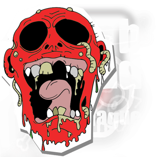 Zom B Cloud Red Plague - Cartoon Clipart (600x600), Png Download