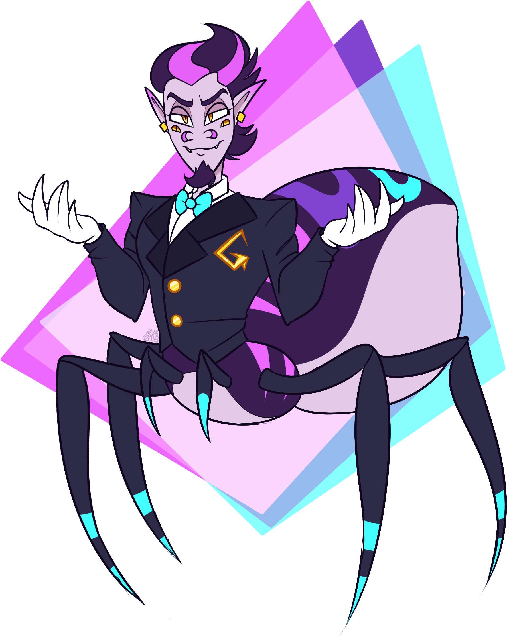 Tarantula Tailor By Spacecrusade Fur Affinity [dot] - Cartoon Clipart (2000x2260), Png Download