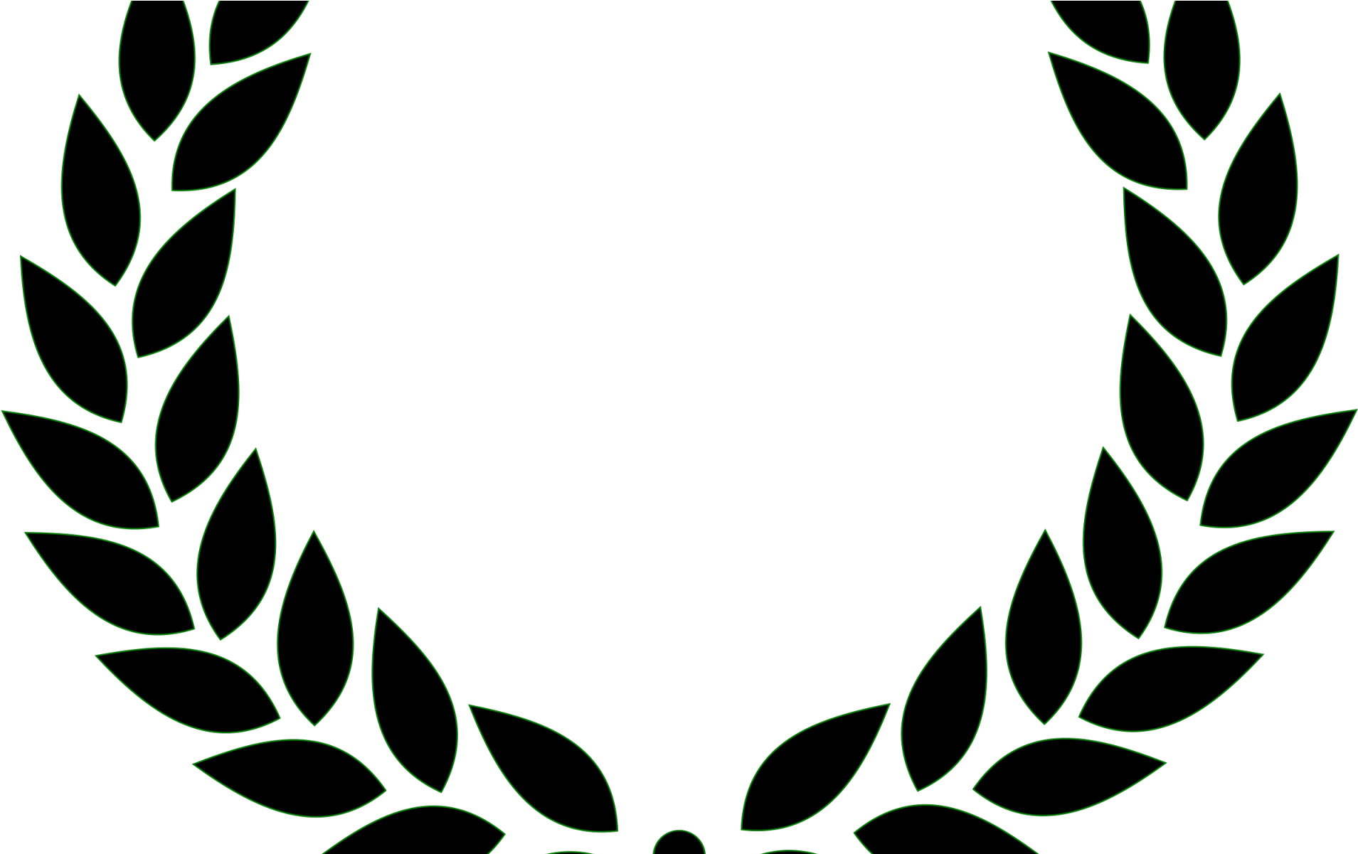 Laurel Wreath Transparent Clipart (1920x1200), Png Download