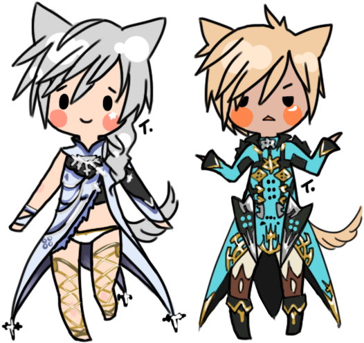 Tea Cakes Chibi Commissions Transparent Background - Cartoon Clipart (618x542), Png Download