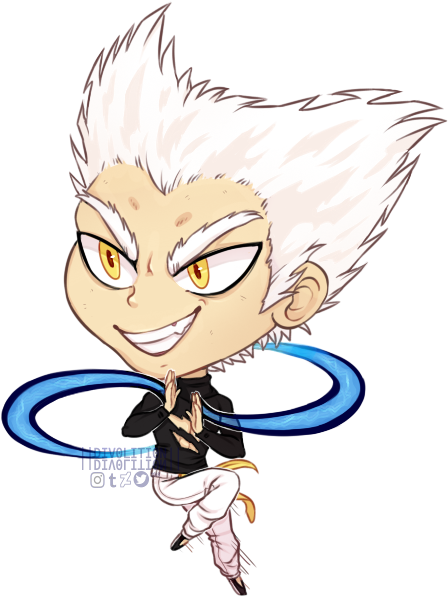 This Is The Little Chibi I Made To Test Out Zap Creatives - Cartoon Clipart (520x600), Png Download