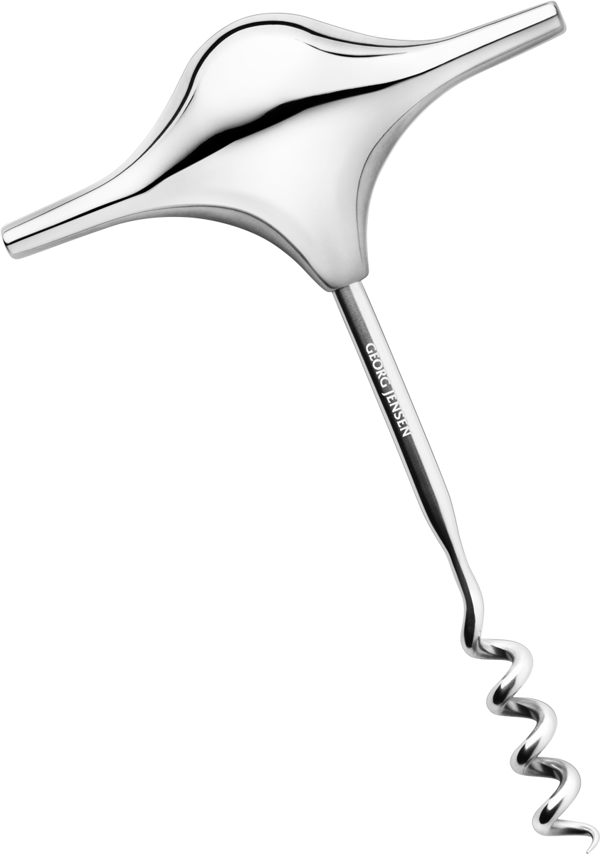 Corkscrew Drawing Old Style - Silver Clipart (1200x1200), Png Download