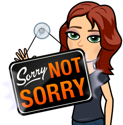 5 Epileptic Seizures Later, I'm In Resus, Being Intubated - Bitmoji Sorry Not Sorry Clipart (557x557), Png Download
