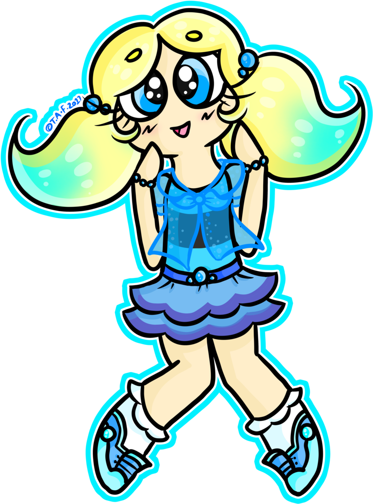 Bubbles By Crystal-sushi - Cartoon Clipart (769x1038), Png Download