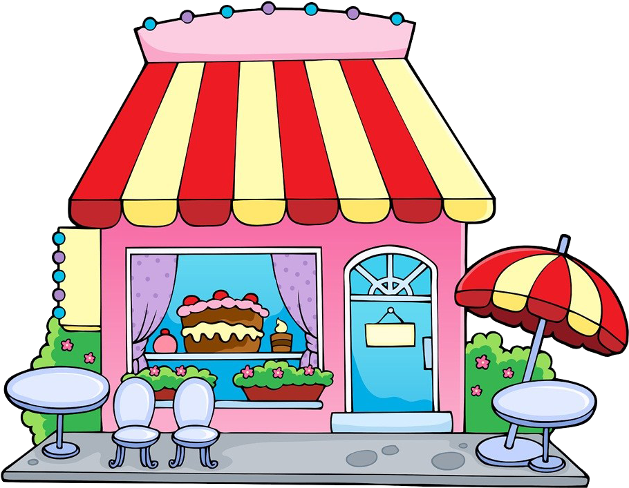 Retail Clipart Tienda - Candy Store Clipart - Png Download (940x743), Png Download
