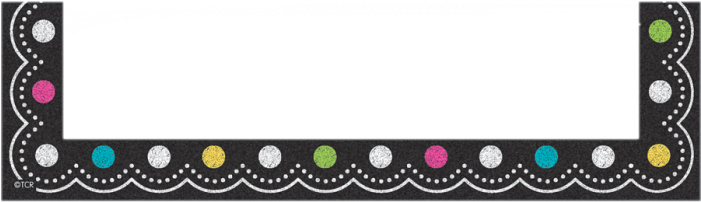 Teacher Created Resources Chalkboard Brights Magnetic Clipart (700x700), Png Download