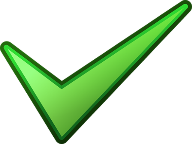 Green Tick Clipart Dark Green - Clipart Tick - Png Download (640x480), Png Download