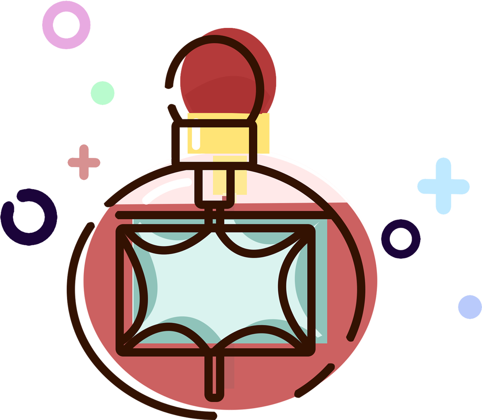 Mbe Nécessités Quotidiennes Rose Parfum Png Et Psd - Psd Clipart (2000x2000), Png Download